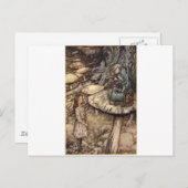 Alice en de Caterpijler Briefkaart (Voorkant / Achterkant)