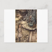 Alice en de Caterpijler Briefkaart (Voorkant)
