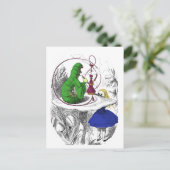 Alice en de Caterpijler Briefkaart (Staand voorkant)