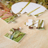 Alice en de Caterpijler in Wonderland Legpuzzel (Zijkant)