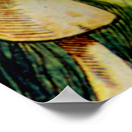 Alice en de Caterpijler in Wonderland Poster (Hoek)