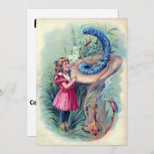 Alice en de Caterpijler Kaart (Voorkant / Achterkant)