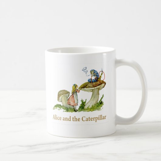 Alice en de Caterpijler Koffiemok (Rechts)
