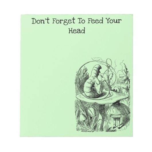 Alice en de Caterpijler Notitieblok (Voorkant)