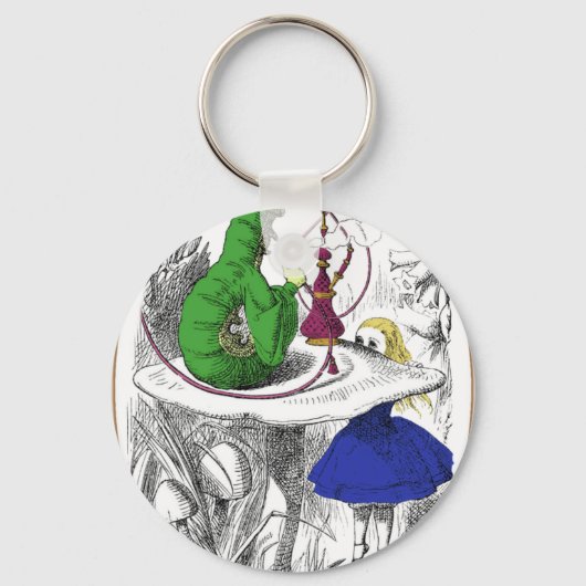 Alice en de Caterpijler Sleutelhanger (Voorkant)