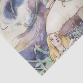 "Alice en de Caterstyle" door Alice B Woodward Tissuepapier (Detail)