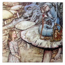 "Alice en de Caterstyle" door Arthur Rackham Tegeltje
