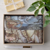 "Alice en de Caterstyle" door Arthur Rackham Tissuepapier (Geschenk)