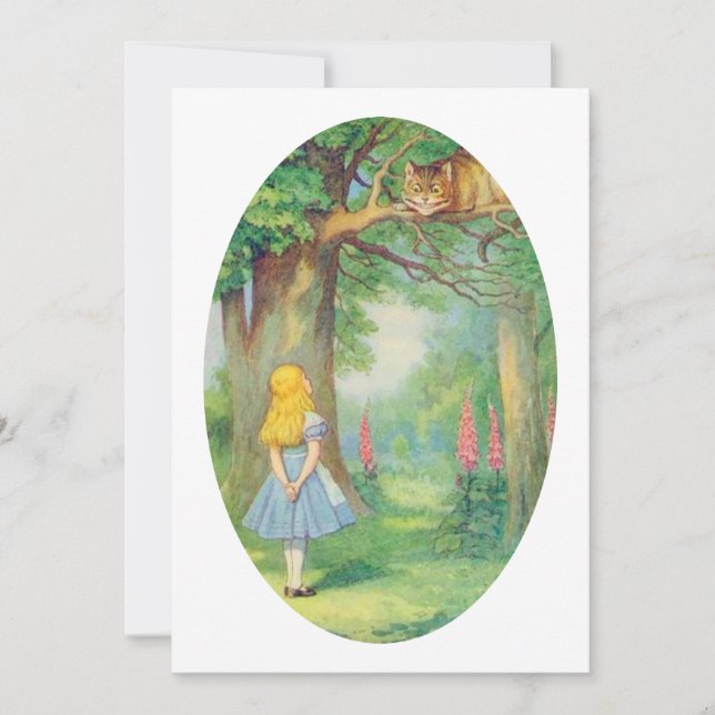 Alice en de Cheshire Cat (Voorkant)