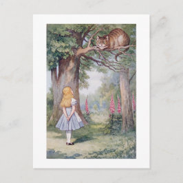 Alice en de Cheshire Cat, Briefkaart