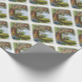 Alice en de Cheshire Cat Cadeaupapier (Hoek)