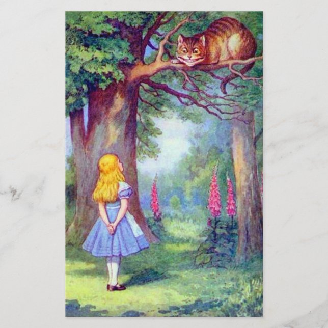 Alice en de Cheshire Cat Full Color (Voorkant)