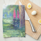 Alice en de Cheshire Cat Full Color Theedoek (Quarter Fold)