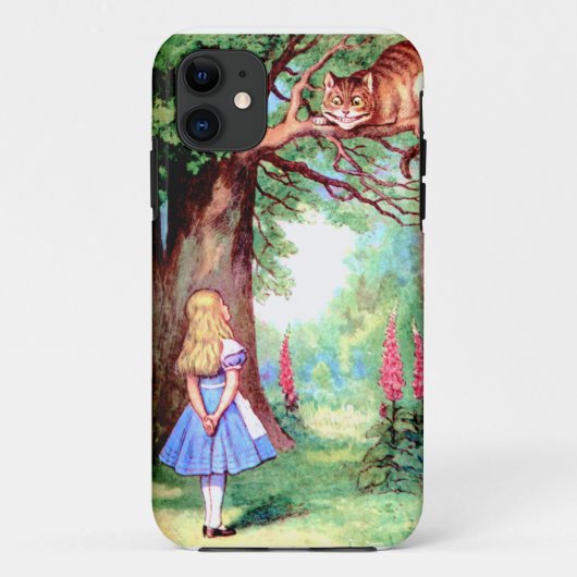 Alice en de Cheshire Cat in Wonderland Case-Mate iPhone Case (Achterkant)