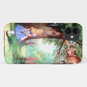 Alice en de Cheshire Cat in Wonderland Case-Mate iPhone Case (Achterkant (horizontaal))