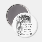 Alice en de Cheshire Cat Magneet (Voorkant / Achterkant)