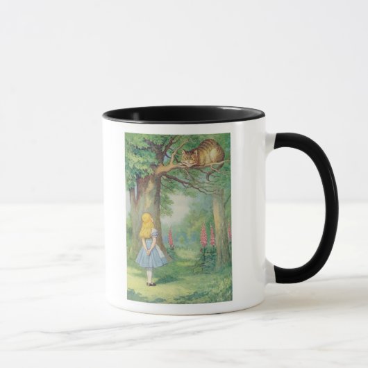 Alice en de Cheshire Cat Mok (Rechts)