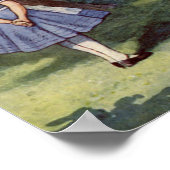 Alice en de Cheshire Cat Poster (Hoek)