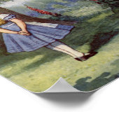 Alice en de Cheshire Cat Poster (Hoek)