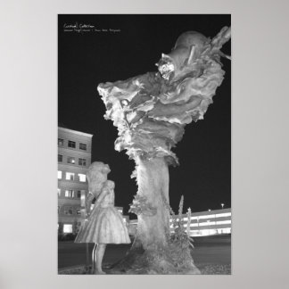 Alice en de Cheshire Cat Poster