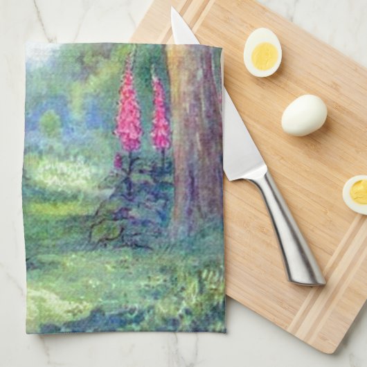 Alice en de Cheshire Cat Theedoek (Quarter Fold)