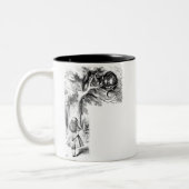 Alice en de Cheshire Cat Tweekleurige Koffiemok (Links)