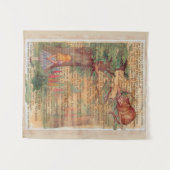 Alice en de cheshuurkat wandkleed (Voorkant (horizontaal))