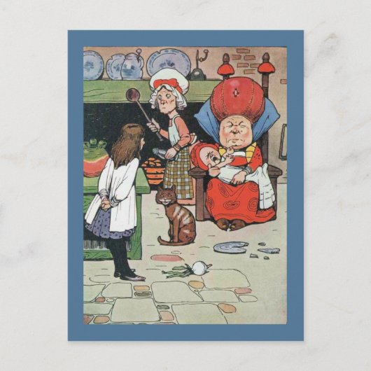 Alice en de Cook Briefkaart (Voorkant)