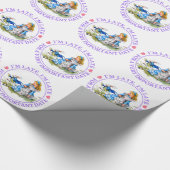 Alice en de derde pijler in Wonderland Cadeaupapier (Hoek)