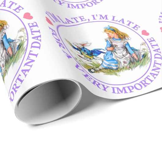 Alice en de derde pijler in Wonderland Cadeaupapier (Rol Hoek)