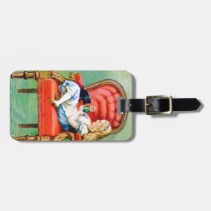 Alice en de Dinah de Kat in de Grote Rode Stoel Bagagelabel