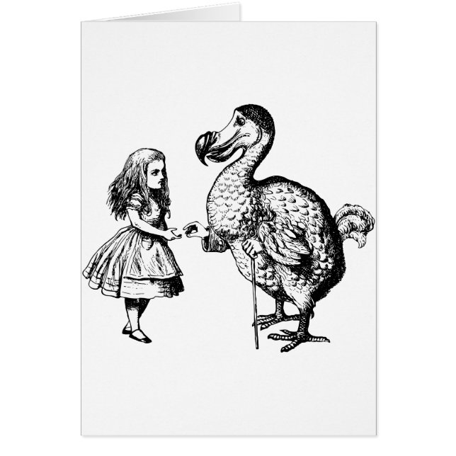 Alice en de Dodo Inked Black (Voorkant)
