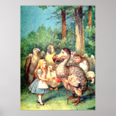 Alice en de Dodo-vogel in Wonderland Poster (Voorkant)