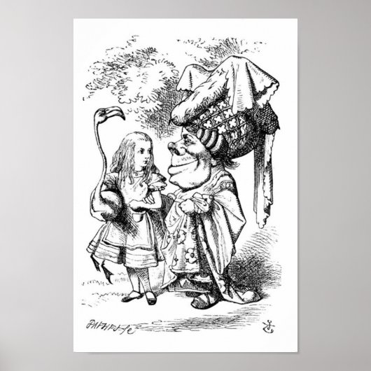 Alice en de Duchess Poster (Voorkant)