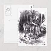 Alice en de Fawn Briefkaart (Voorkant / Achterkant)