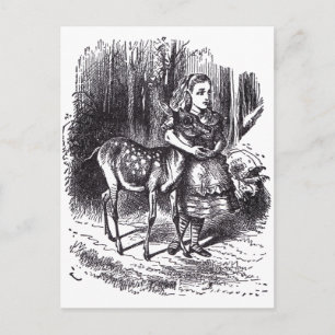 Alice en de Fawn Briefkaart