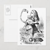 Alice en de Flamingo Briefkaart (Voorkant / Achterkant)