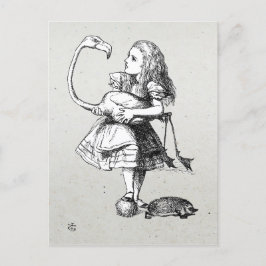 Alice en de Flamingo Briefkaart