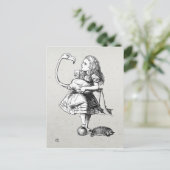 Alice en de Flamingo Briefkaart (Staand voorkant)