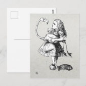 Alice en de Flamingo Briefkaart (Voorkant / Achterkant)