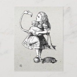 Alice en de Flamingo Briefkaart