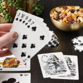  Alice en de Flamingo die Kaarten spelen (Insitu)