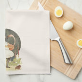 Alice en de Flamingo Theedoek (Quarter Fold)