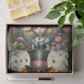 Alice en de gekke hoedenmaker in Wonderland Tissuepapier (Geschenk)