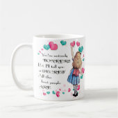 Alice en de harten, Alice Reaching om te horen Koffiemok (Links)