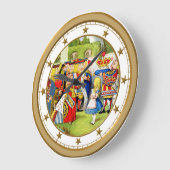 Alice en de hartenkoningin in Wonderland Grote Klok (Hoek)