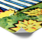 Alice en de hartenkoningin in Wonderland Poster (Hoek)