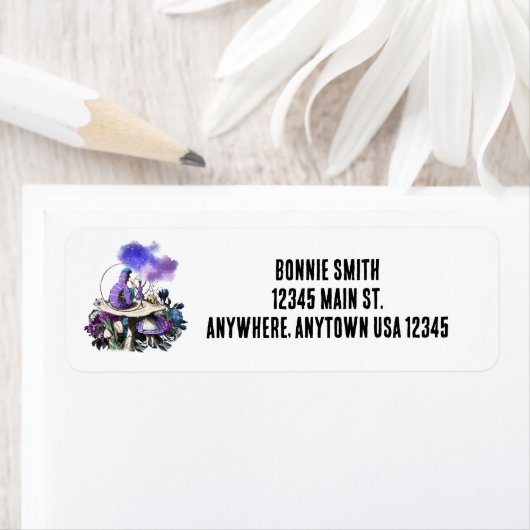 Alice en de Hookah-rokerijpijler Etiket (Insitu)