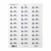 Alice en de Hookah-rokerijpijler Etiket (Full Sheet)