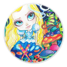 Alice en de keramische knop van de Caterstone